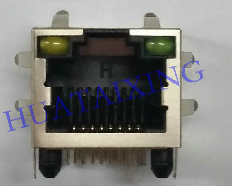 網絡插(chā)座 RJ45帶燈帶彈(dàn)片(piàn)